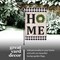 G128 Combo Pack: Garden Flag Stand Black 36 in x 16 in & Garden Flag Everyday Decoration Home Sweet Home Wreath 12"x18" Double-Sided Burlap Fabric